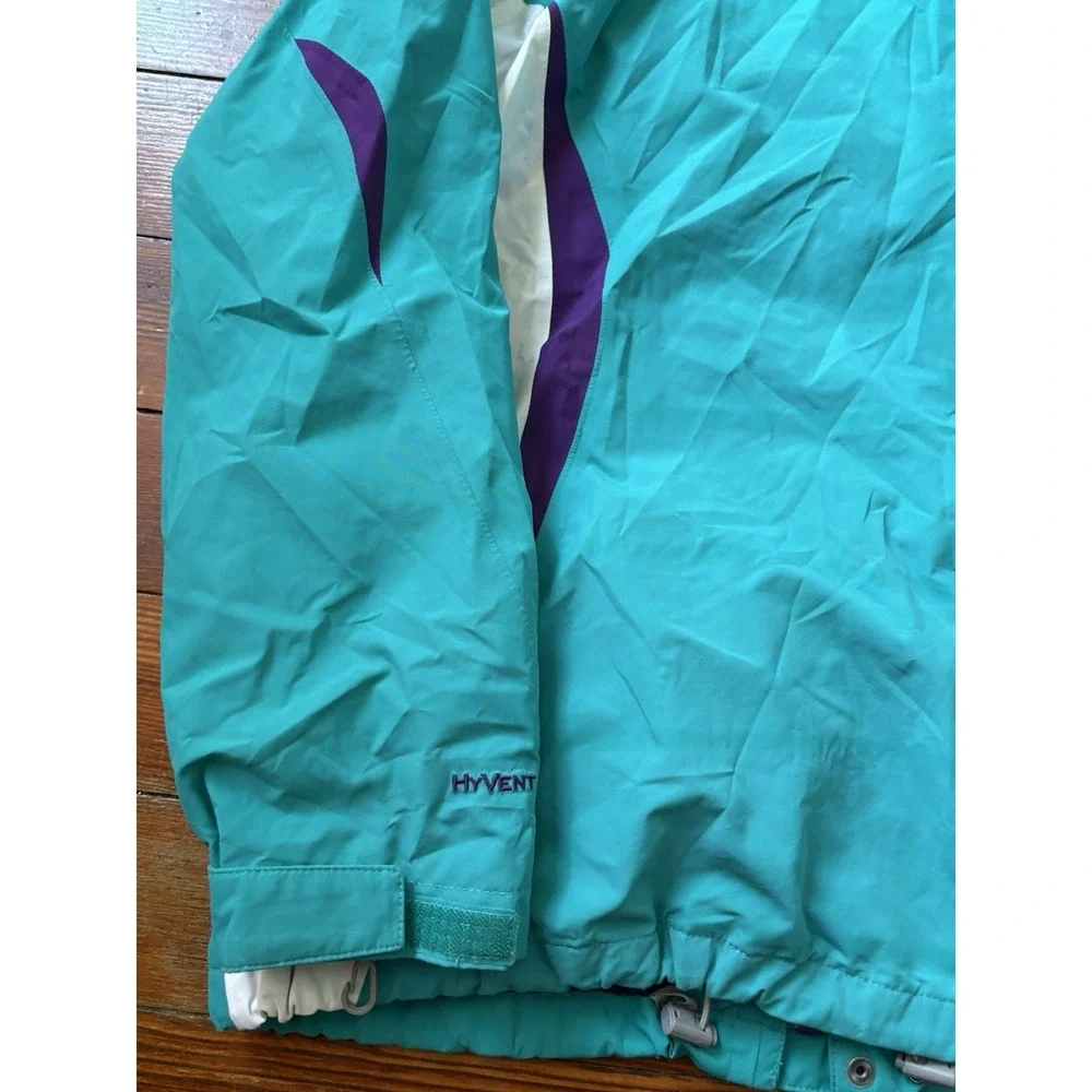 North Face Jacket Girls XL HyVent Waterproof Hooded Outdoor Coat Vintage Style